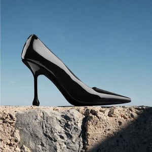 Jimmy Choo Black Patent Leather Heels